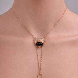 Kalp Figürlü 925 Ayar Gümüş Y Kolye