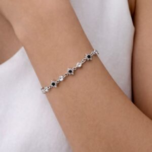 Ay Işığı Taşlı 925 Gümüş Bileklik